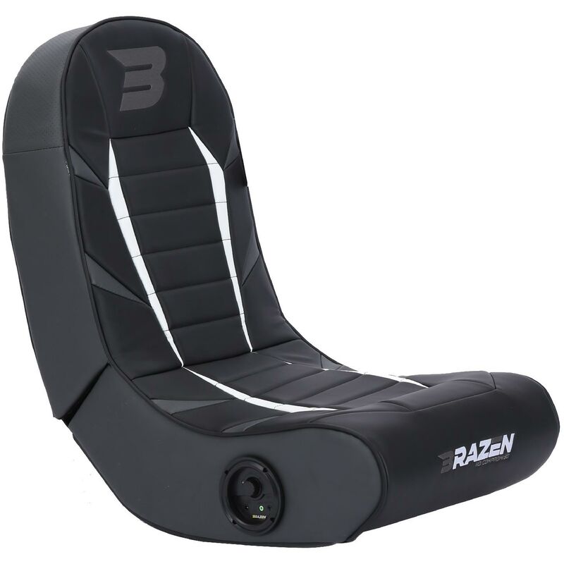 BraZen Python 2.0 Bluetooth Surround Sound Gaming Chair - Grey