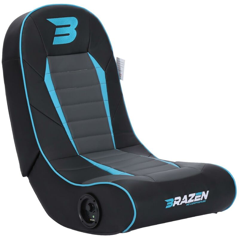 BraZen Sabre 2.0 Bluetooth Surround Sound Gaming Chair - Blue