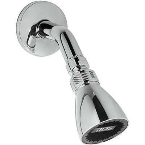 BRAZO A PARED CON ROCIADOR DE DUCHA RÓTULA ORIENTABLE