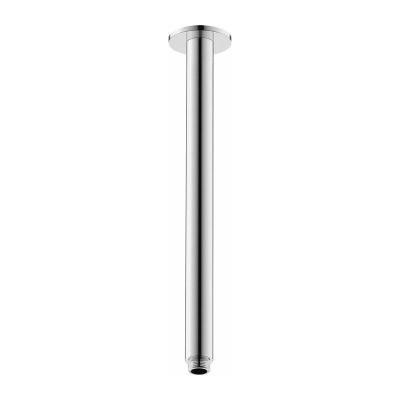 

Brazo de ducha de techo L325. redondo negro mate