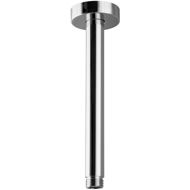 

Brazo de ducha de techo para alcachofa de latón cromado largo 35 cm mod. Alfa