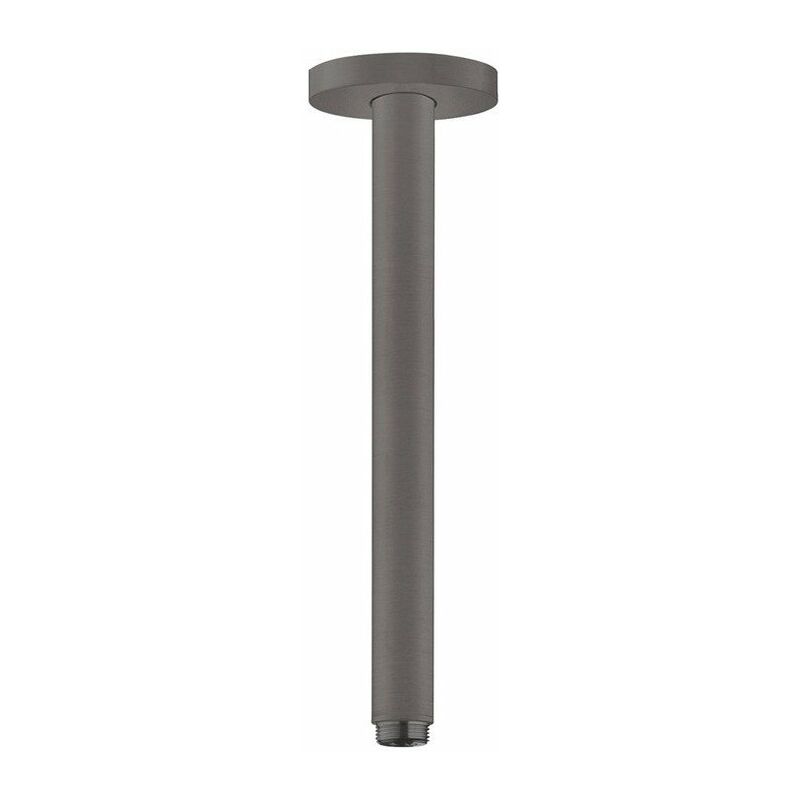 

Hansgrohe - Brazo de ducha S 300 mm techo M 1/2 cromo cepillado negro