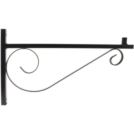 Brazo de Pared 60cm para Farolas de Alumbrado Público Negro
