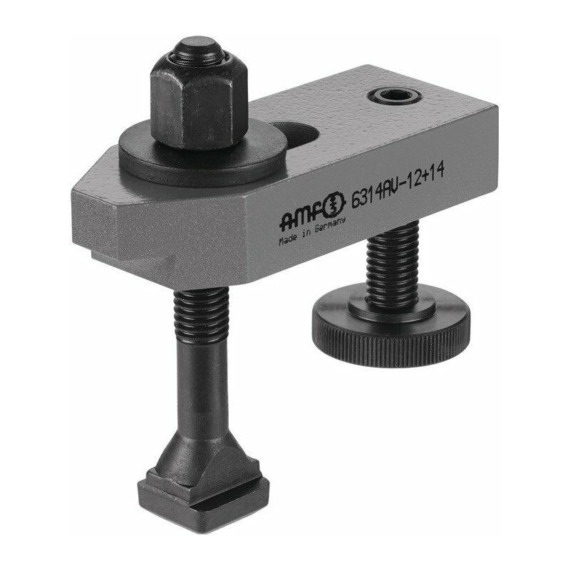 

Brazo de sujeción N ° 6314AV para ranura en T 12mm L.100mm Tornillo de sujeción M12x12x100mm AMF