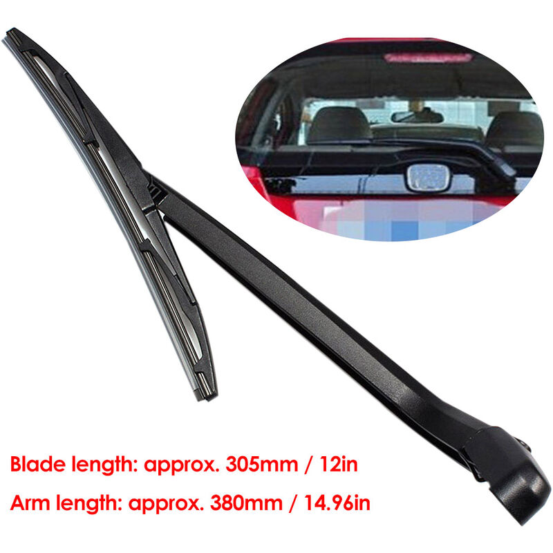 

Happyshop - Brazo del limpiaparabrisas del parabrisas trasero del coche con hoja compatible con Toyotas Yaris Vitz 99-05