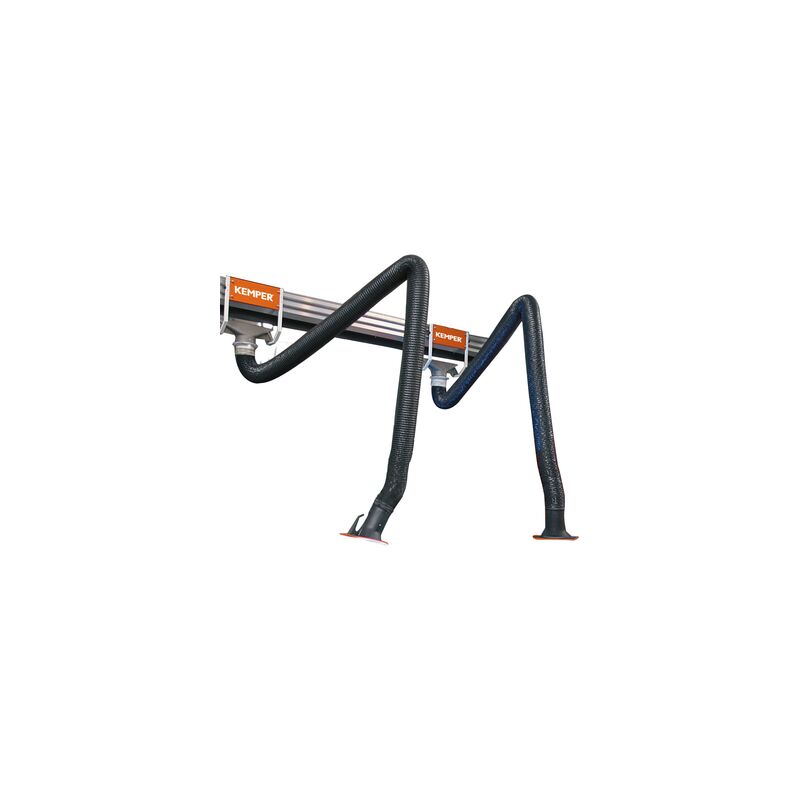 

Kemper - Brazo desplazable para flexible captación de humos 79002100 | Brazo para raíles de aspiración - Brazo 3 m