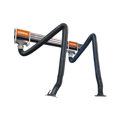 Brazo desplazable para flexible captación de humos 79002100 | Brazo para raíles de aspiración - Brazo 2 m