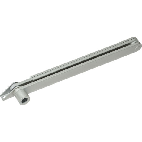 Brazo para Cierrapuertas TS83 Dormakaba PlataSin retenedor Plata
