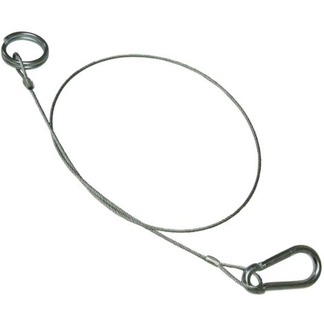Break Away Cable Hook & Ring - Trailer Safety Towing Car Van Caravan Horse Heavy Duty