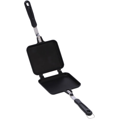 Breakfast Frying Pan Non Stick Double Sided Mold Pan Sandwich Bread Toast Baking Tool