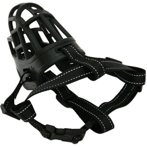 Breathable, anti-bite and anti-barking dog muzzle, suitable for medium breeds (muzzle circumference 21–23 cm, 10–18 kg)