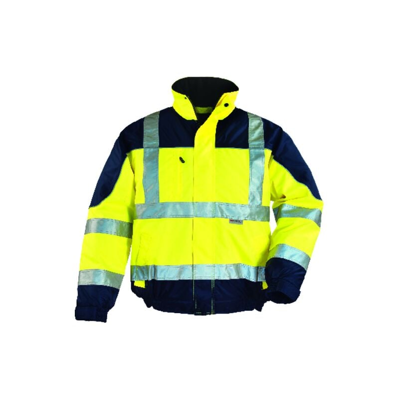 Blouson de travail professionnel haute visibilité airport - Jaune FLuo l - 46/48