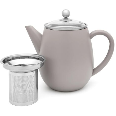 Bredemeijer Duet® Eva Tetera de doble pared gris cemento