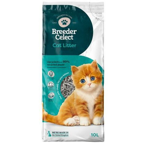 Breeder Celect Paper Cat Litter 10L - 11376