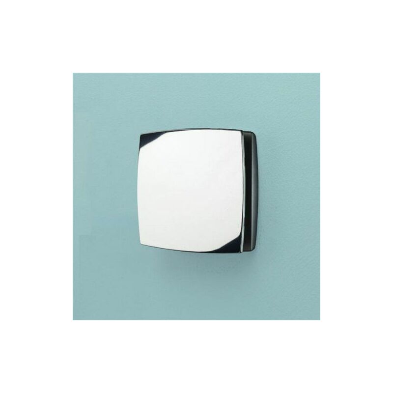 Breeze Wall Mounted Bathroom Fan With Timer - Chrome - 32800 - Chrome - HIB