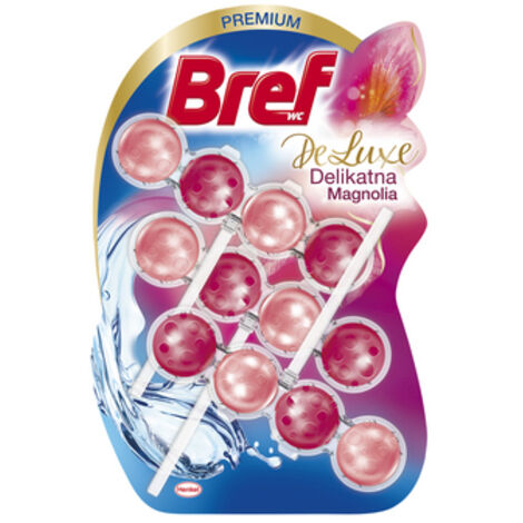 Bref Deluxe Porte-serviettes - Magnolia délicat, 3x50g - Propreté et parfum frais