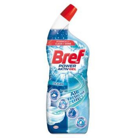 Bref Power Aktiv Gel Ocean - gel toilette 700 ml, fraîcheur longue durée