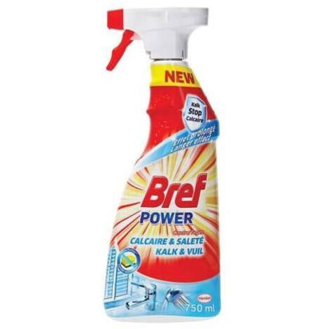 Bref Power Nettoyant Salle de Bain Anti-Calcaire et Saleté 750 ml
