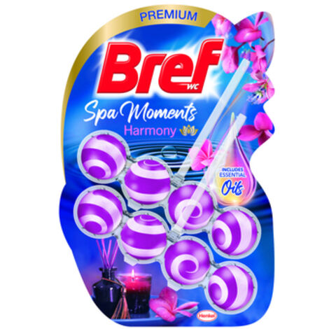 Bref Spa Moments Harmony - 2 Toilettenpapierhalter, Blumenduft, 100 g