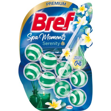 Bref WC Spa Moments Serenity WC-Reinigungs- und Duftanhänger 2 x 50 g