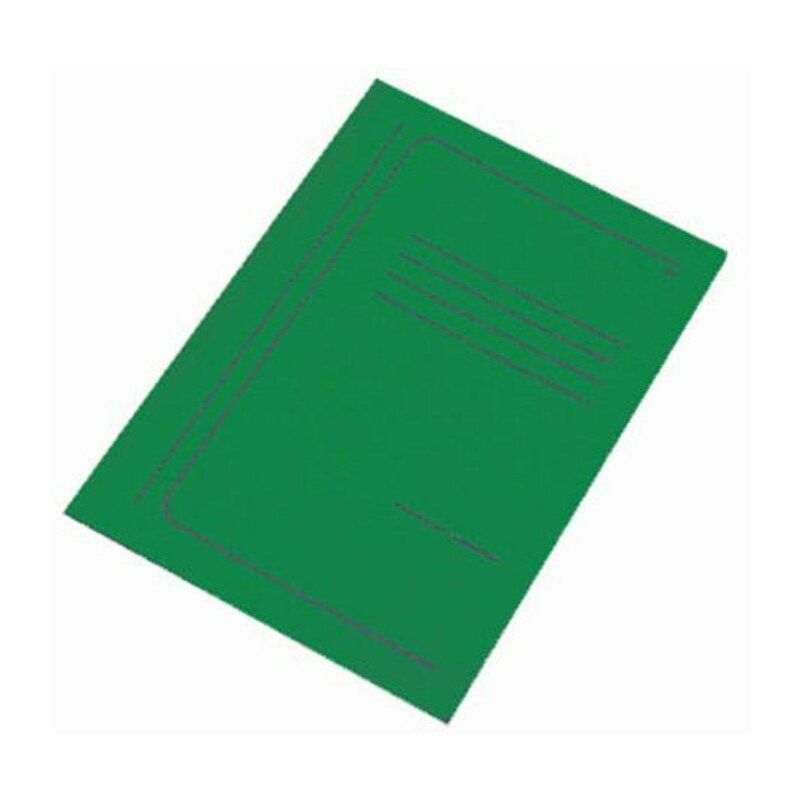Image of Brefiocart - CF.50 cartelline manilla 3L con stampa verde x1