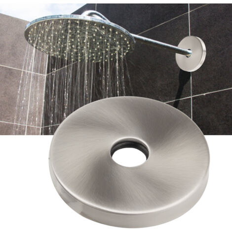 Breiter Flansch für G1/2-Dusche, Abdeckplatte für die Montage, Edelstahl 304, satiniert