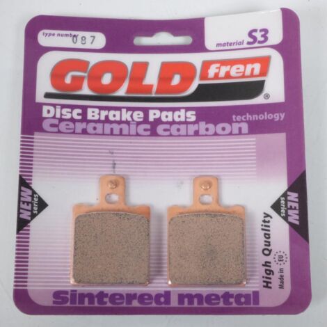 Bremsbelag gold fren für Motorrad cagiva 125 wmx 1982 bis 1986 av
