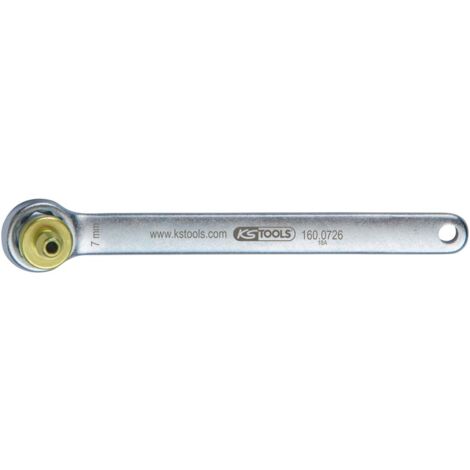 Bremsen-Entlüftungsschlüssel, extra kurz, 7 mm, grün