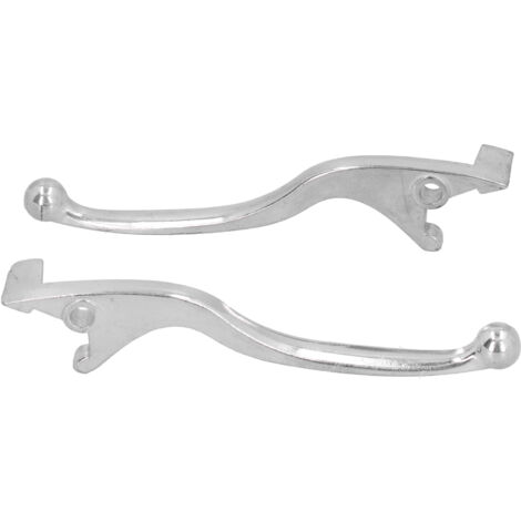 Bremshebel, Paar Bremsgriffe Hebel 0,3 Zoll Montageloch Silber Ersatz für Yamaha Motorrad Moped ATV