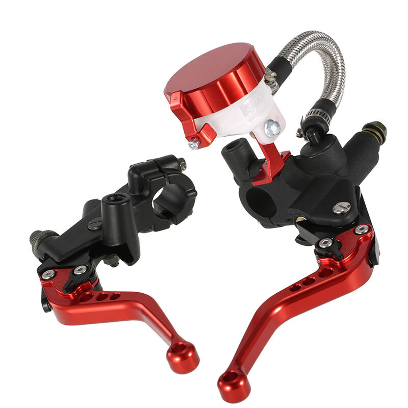Bremskupplungshebel passend für 22mm Lenker für Honda/für Yamaha/für Suzuki/für Kawasaki/für Ducati/für BMW/für Triumph Motorräder,rot