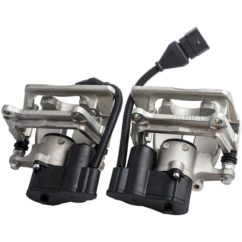 Image of Maxpeedingrods - Bremssattel mit Stellmotor Bremstäger hinten for Audi A8 4E0615403A 4E0615404B