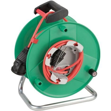 Brennenstuhl 1098560001 Kabeltrommel 38 m Rot (matt) Schutzkontakt-Stecker