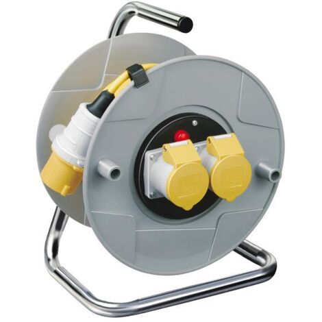 Brennenstuhl 1098783 AK 260 Cable Reel 110V 16A 2-Socket 50m BRE1098783