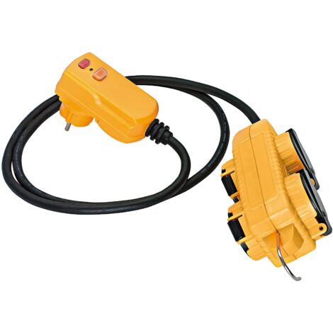Brennenstuhl, 1132741, Brennenstuhl 1132741 Adattatore 4 prese valvola Powerblock IP44 10 mA 1,5 m H07RN-F 3G1,5