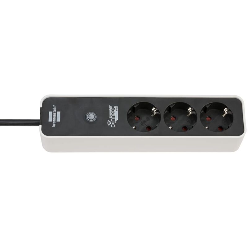 

Regleta de 3 enchufes Ecolore wifi negro - Brennenstuhl