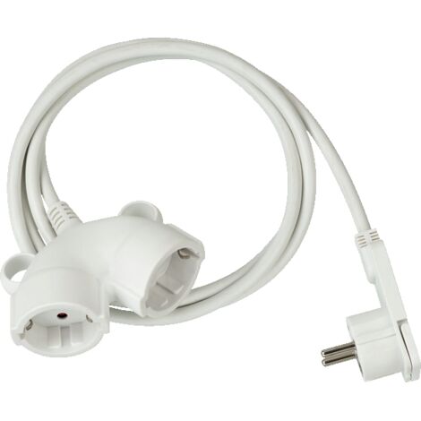 Brennenstuhl 1161820220 Strom Verlängerungskabel   Weiß 10.00 m H05VV-F 3G 1,5 mm²