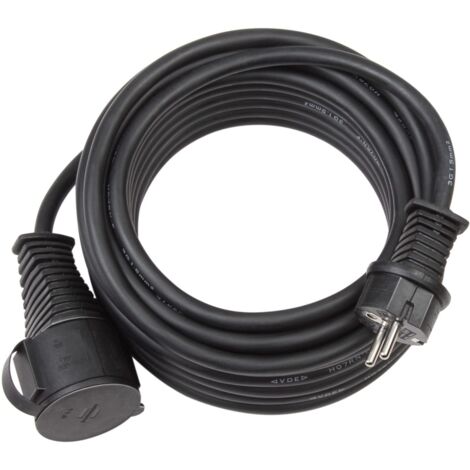 Brennenstuhl, 1166810, Cavo da cantiere, IP 44, 10 m, H07RN-F 3G2,5, colore: Nero