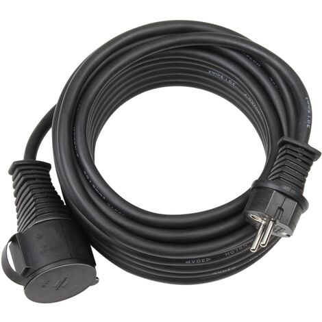Brennenstuhl, 1166810, Cavo da cantiere, IP 44, 10 m, H07RN-F 3G2,5, colore: Nero