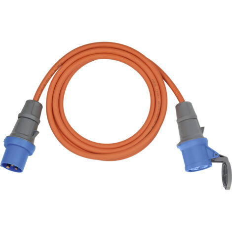 Brennenstuhl 1167650605 Strom Camping-CEE-Verlängerungskabel  16 A Orange 5.00 m H07RN-F 3G 2,5 mm²