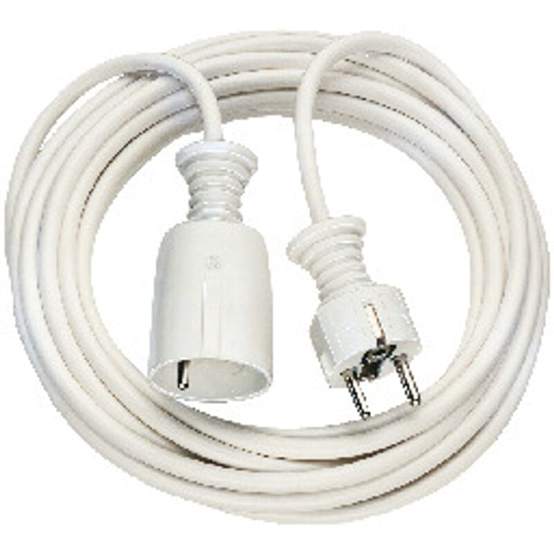 

1168444 Cable alargador (plástico, 5 m), Color Blanco - Brennenstuhl