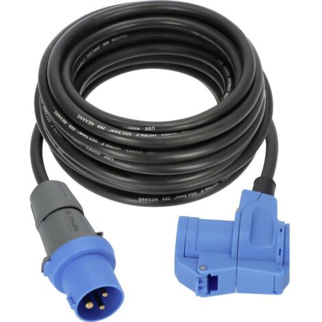 Brennenstuhl 1168650510 alimentation Rallonge CEE de camping bleu, noir 10 m H07RN-F 3G 2,5 mm²