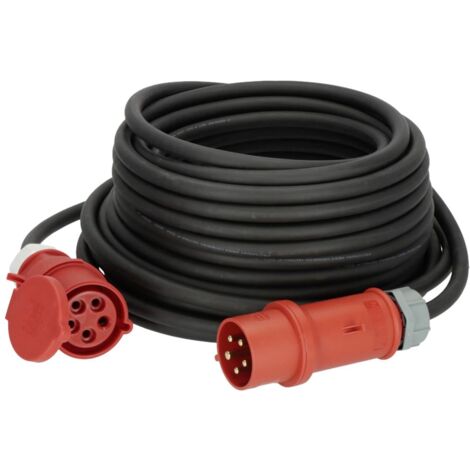 exertis Connect Rallonge d alimentation C14 / C13 rouge - 1,8 m (808042)