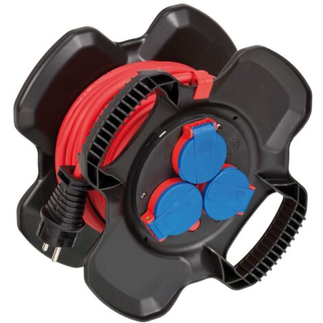 Brennenstuhl 1169710100 Kabeltrommel 10.00 m Rot Schutzkontakt-Stecker