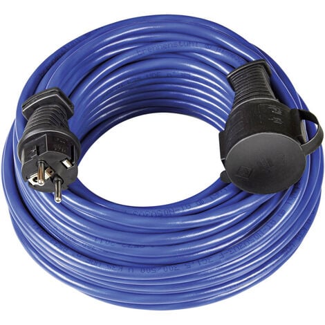 Brennenstuhl 1169810 Strom Verlängerungskabel Blau 10.00 m N05V3V3-F 3G 1,5 mm²