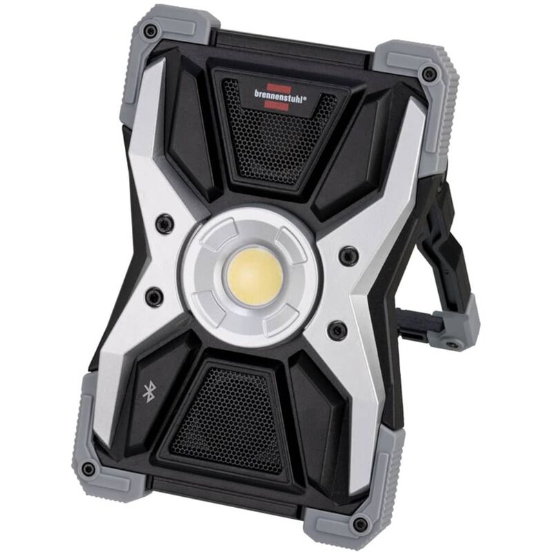 

Foco LED recargable altavoz Bluetooth RUFUS 30 W 3000 ml - Negro - Brennenstuhl