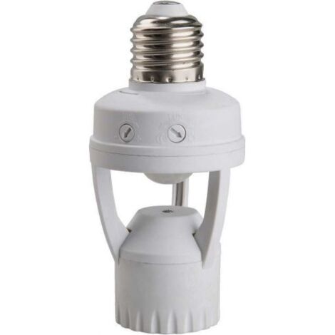 Brennenstuhl 1179910 Porta Lampada con Rilevatore di Movimento 360 Bianco