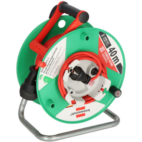 Brennenstuhl 1183530100 Kabeltrommel 38 m Rot (matt) Schutzkontakt-Stecker