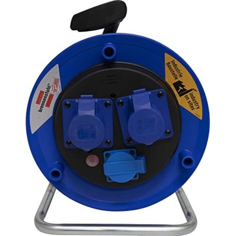 Brennenstuhl 1333726 Tamburo Vuoto Diametro 32 Cm Serie Serie Garant St Cee 2 Ip44, Blu