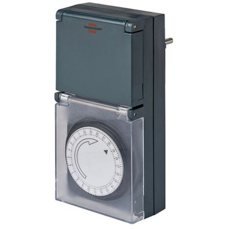 Brennenstuhl 1506460 Timer meccanico nero per giardino