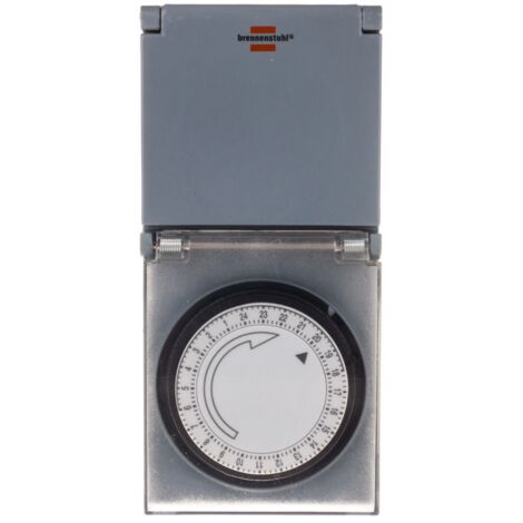 Brennenstuhl 1506464 Diarios mecánicos (MZ 44, IP 44, Antracita, FR